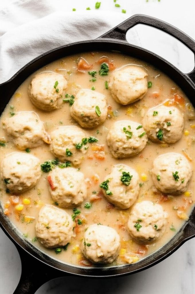 Bacon Chicken and Dumplings