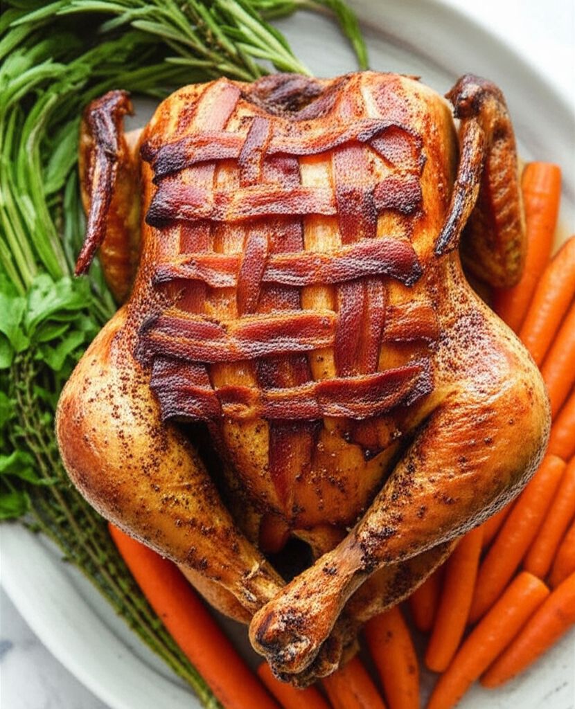 Bacon-Roasted Chicken