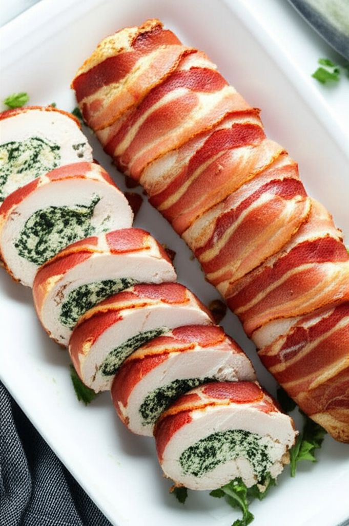 Bacon-Wrapped Chicken Stuffed with Spinach and Ricotta