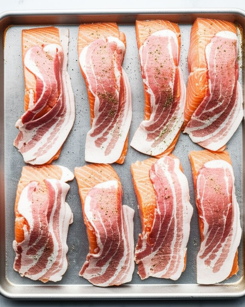 Bacon-Wrapped Salmon