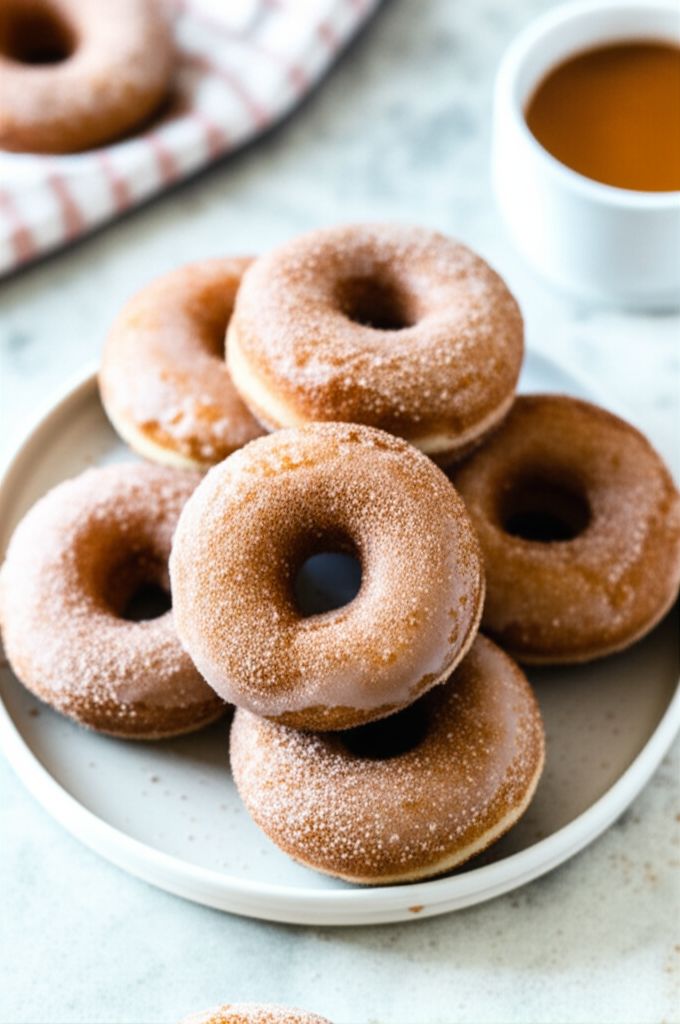 Baked Cinnamon Sugar Donuts