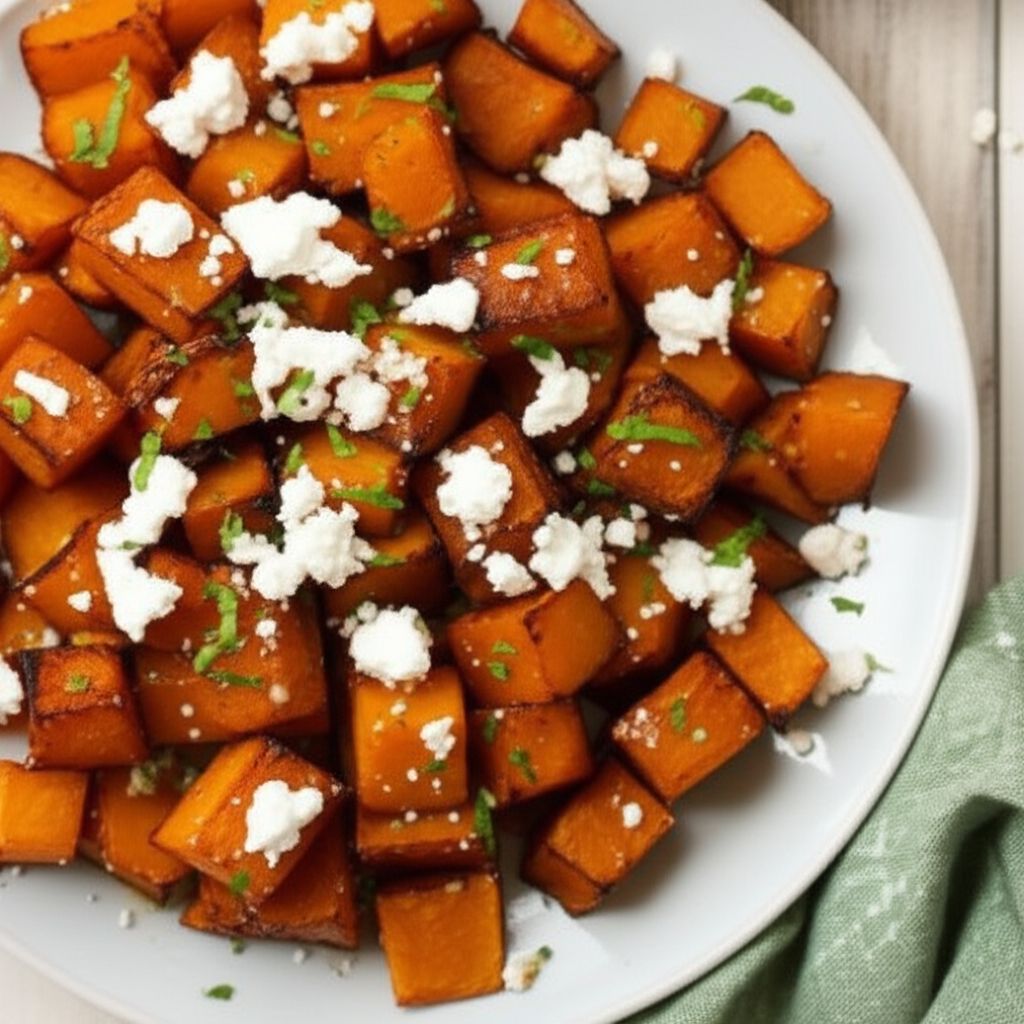 Balsamic-Roasted Pumpkin with Goat Cheese