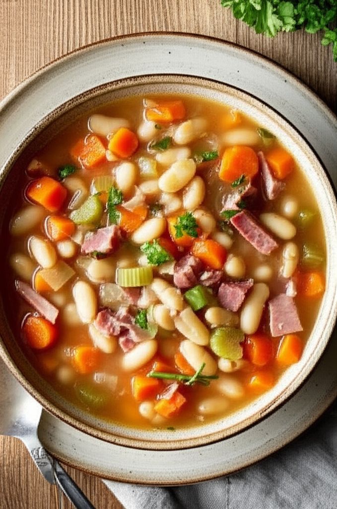Basic Ham and Bean Soup
