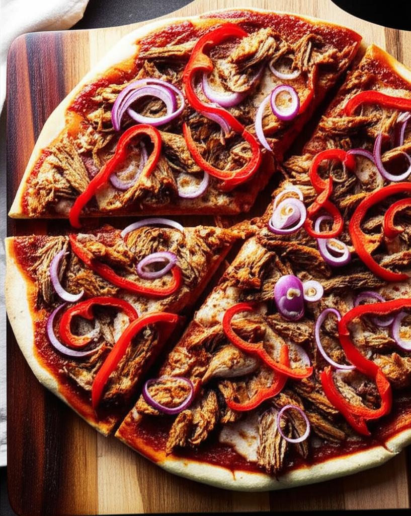 BBQ Pulled Pork Pizza