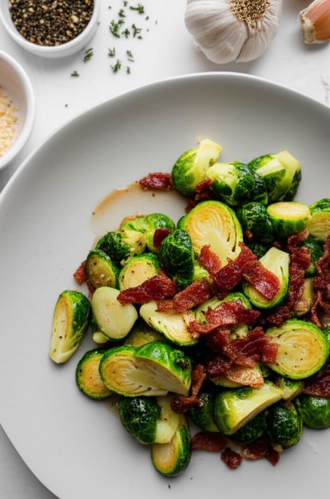 Bella's Brussels Sprouts with Bacon