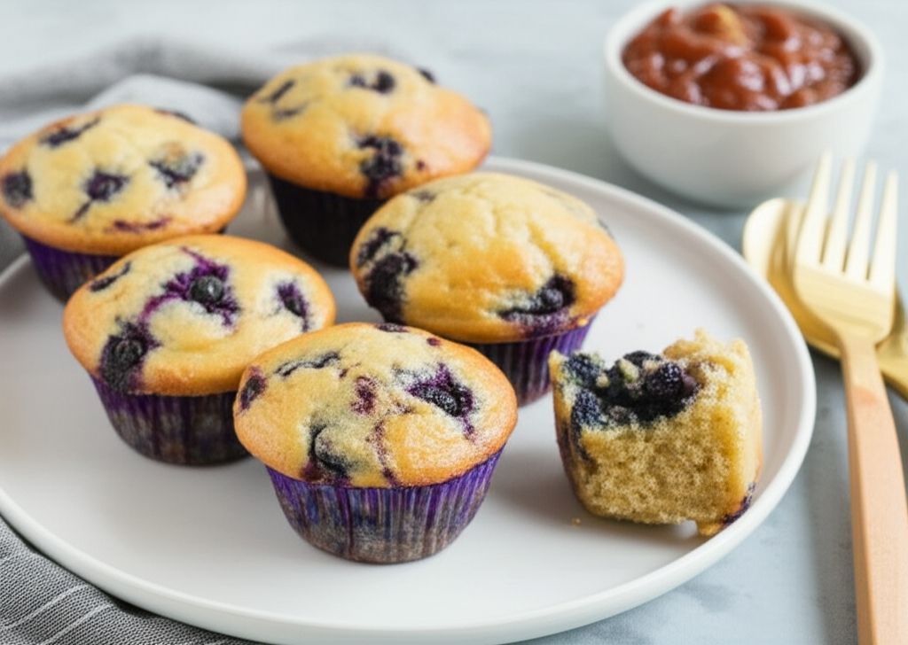Best 100 Calorie Blueberry Muffins