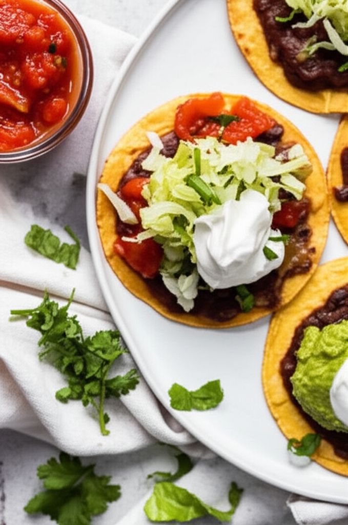 Black Bean Tostadas