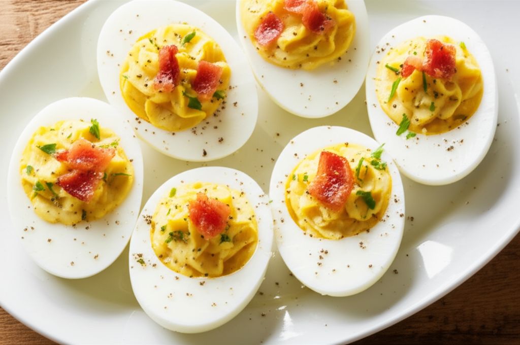 BLT Deviled Eggs