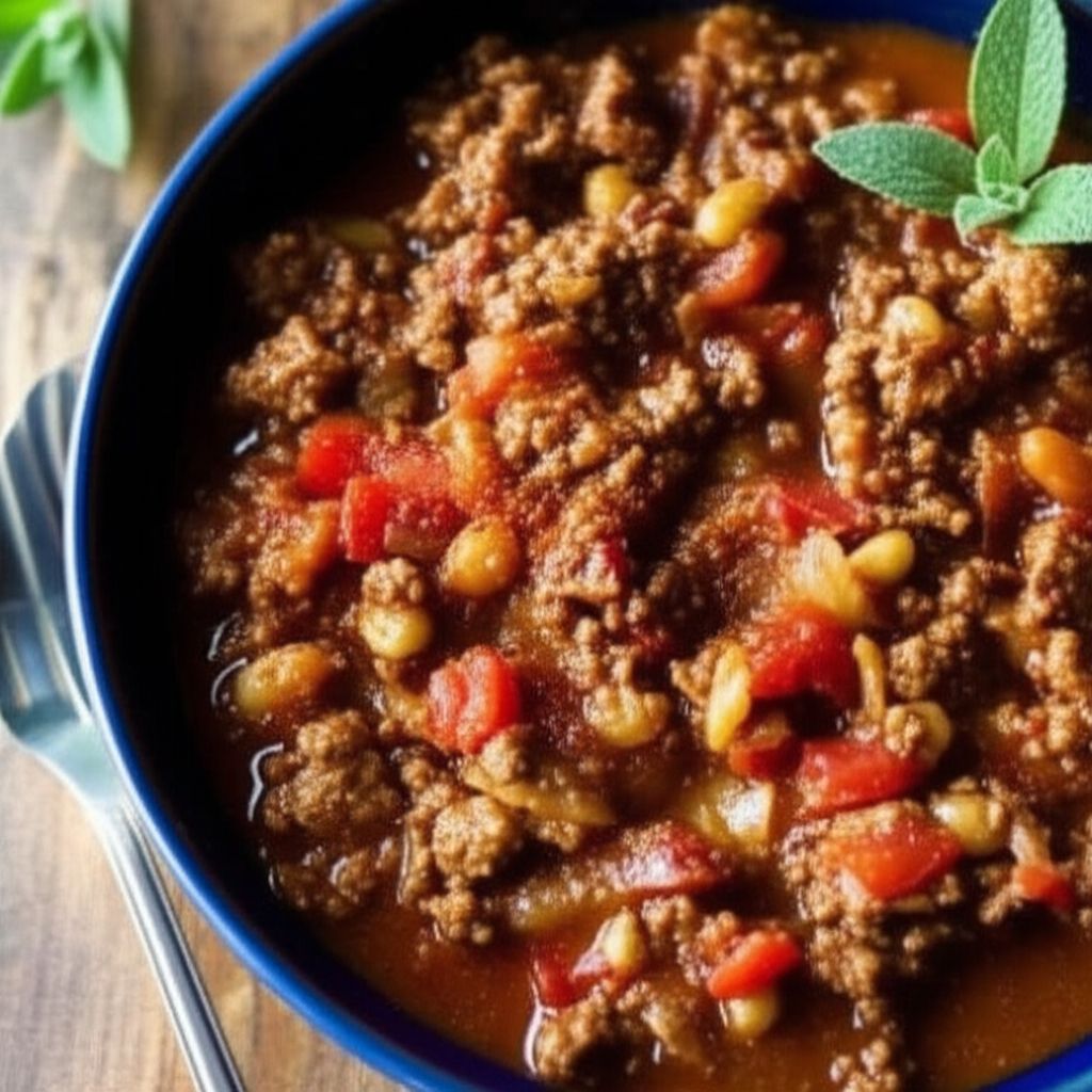Bry's Chocolate Lamb Chili