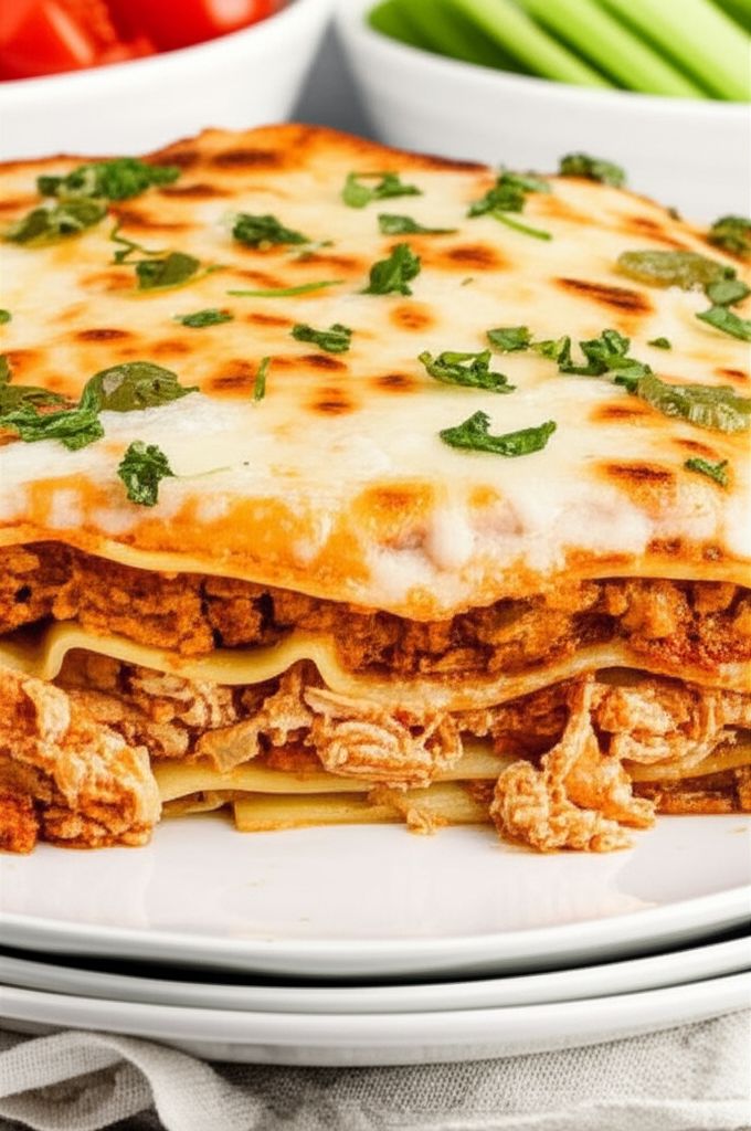 Buffalo Chicken Lasagna