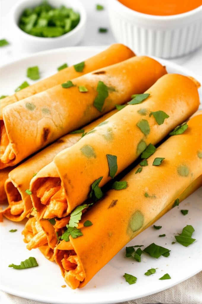 Buffalo Chicken Taquitos
