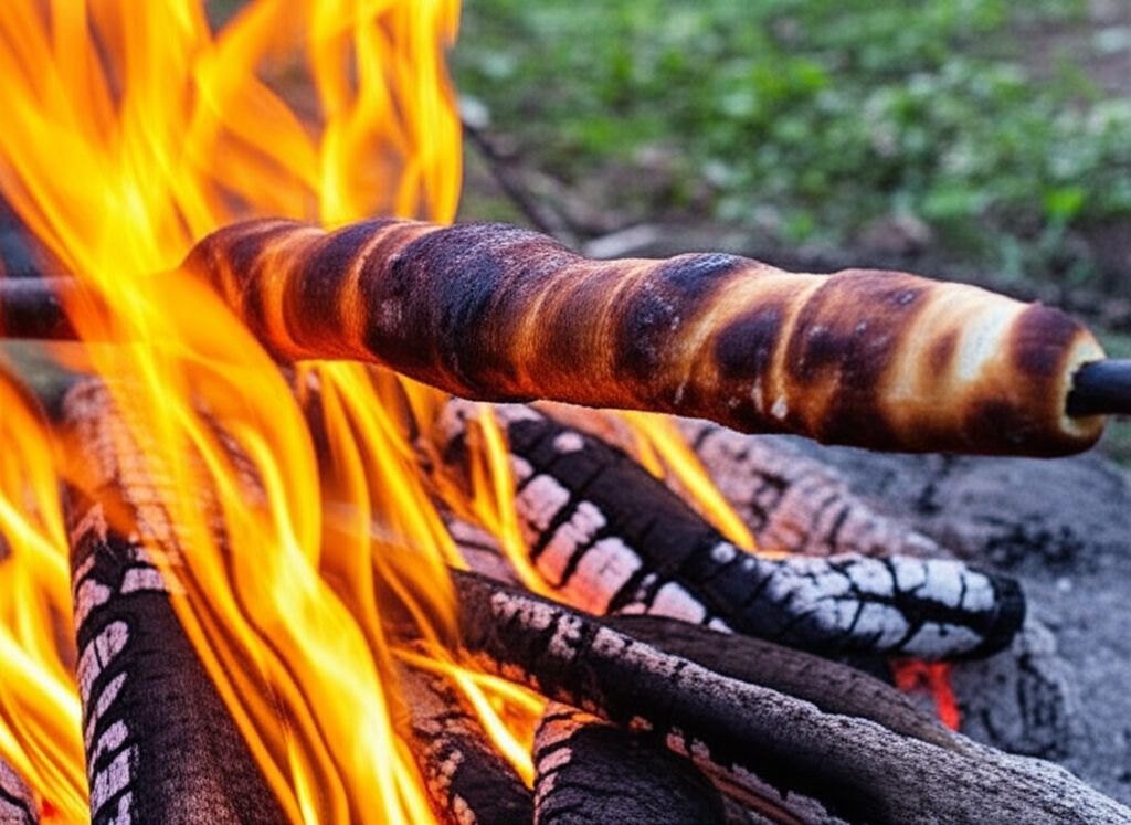 Campfire Bread on a Stick