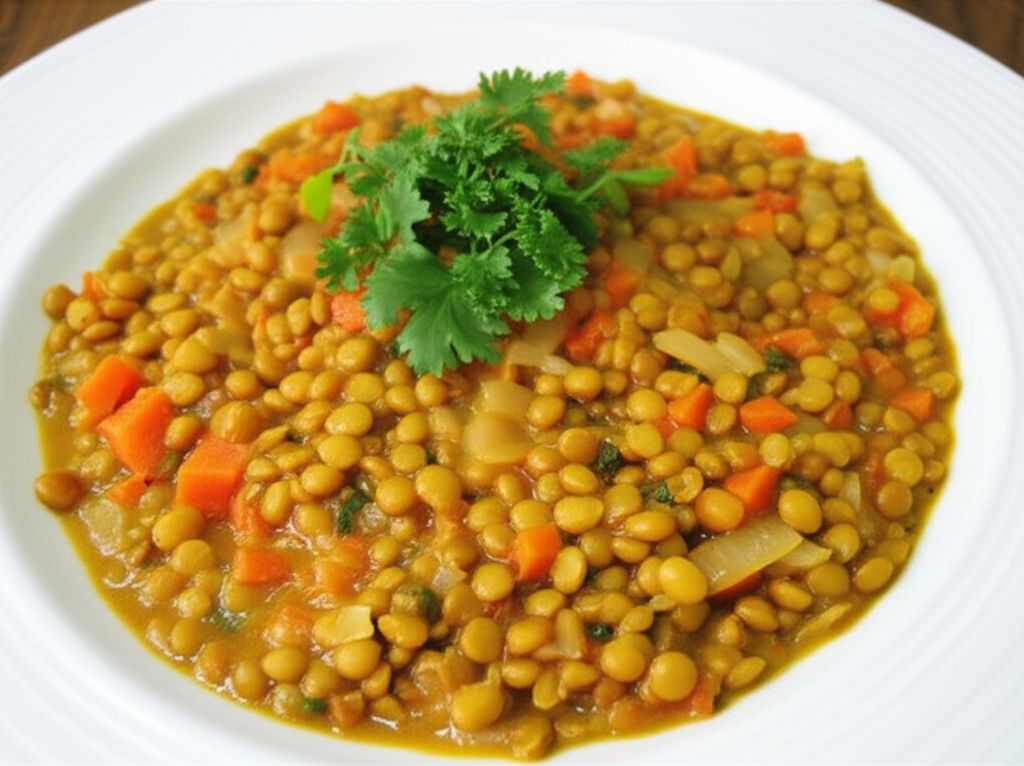 Caribbean Curried Peas (Lentils)