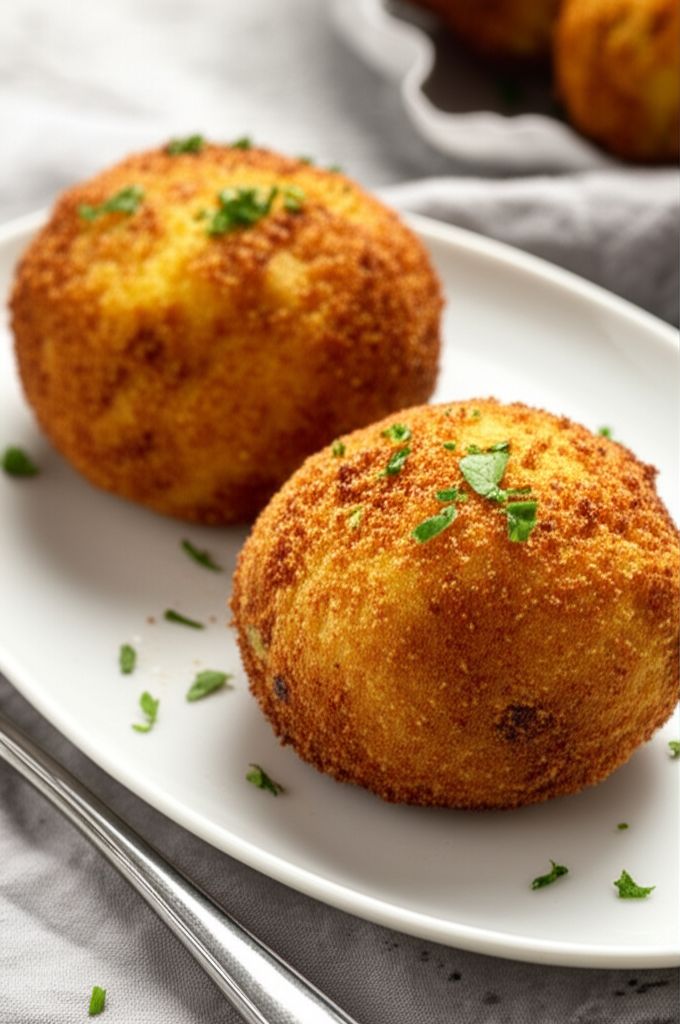 Cheese and Potato Rissoles