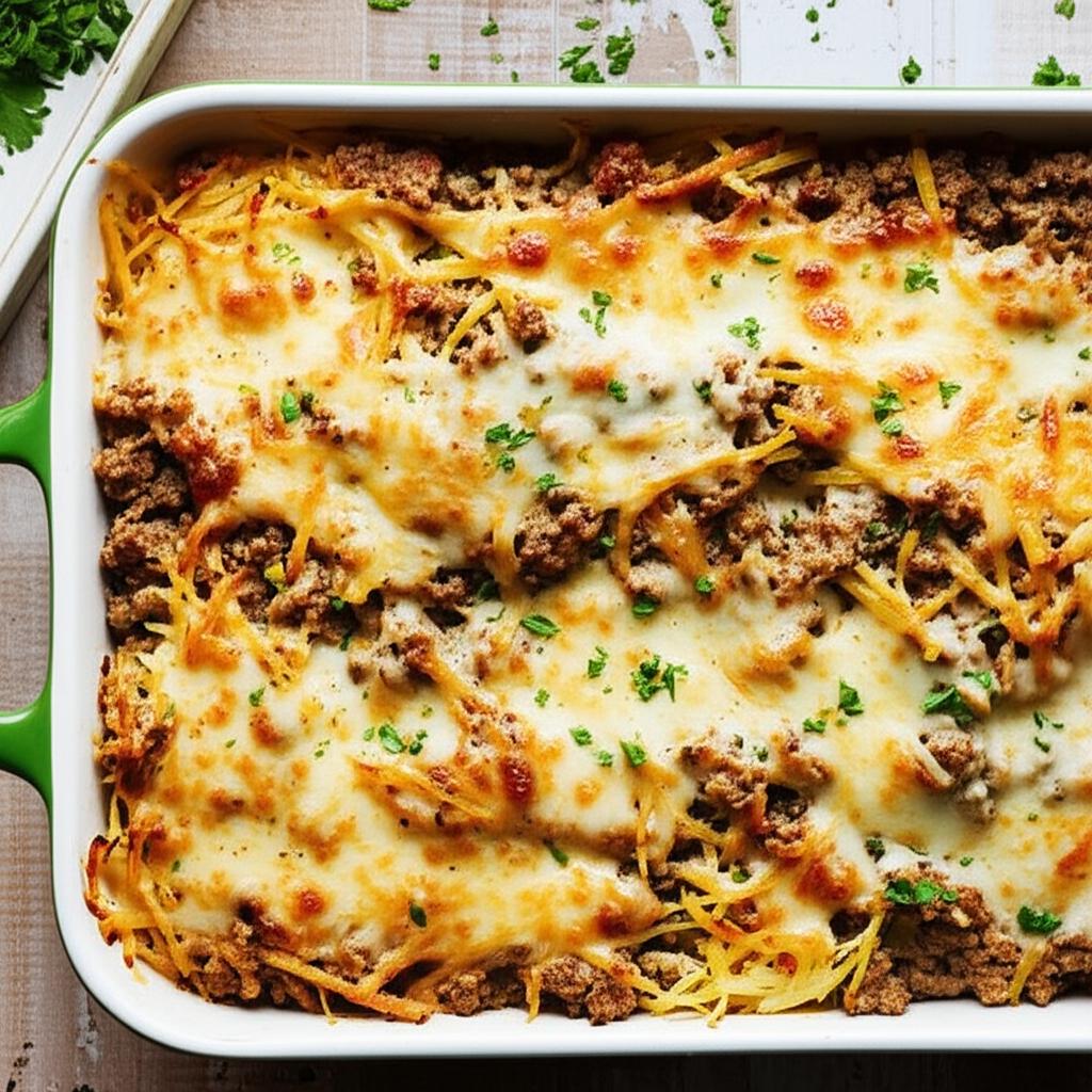 Cheesy Spaghetti Squash Casserole