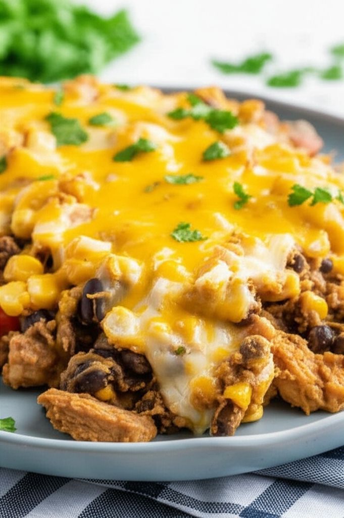 Chicken-Black Bean Casserole