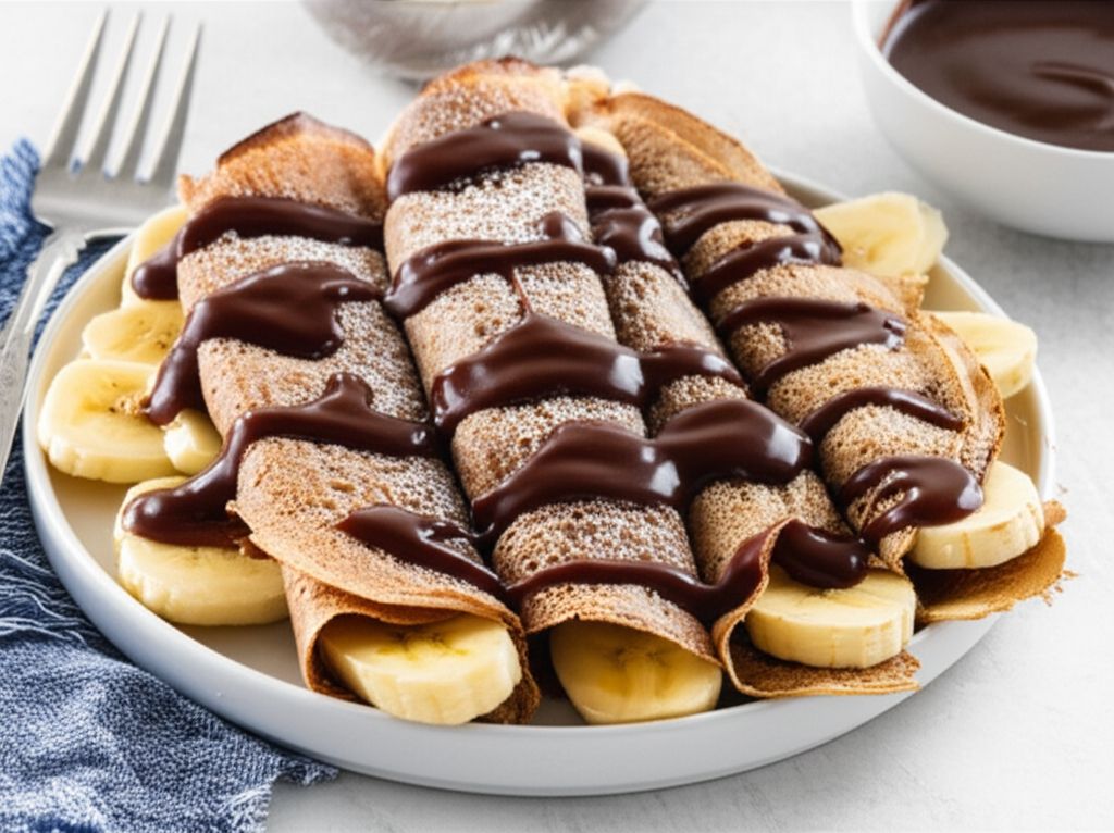 Chocolate Banana Crepes