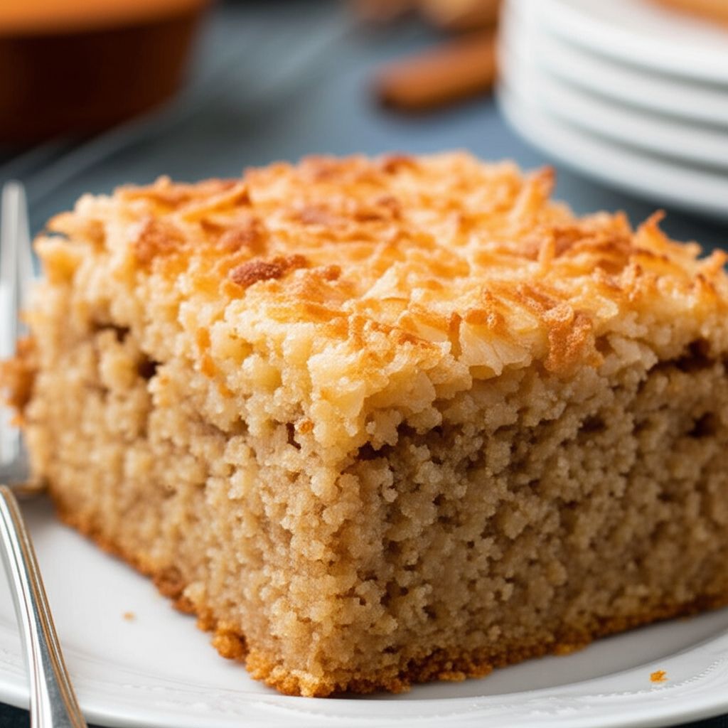 Coconut-Topped Oatmeal Cake