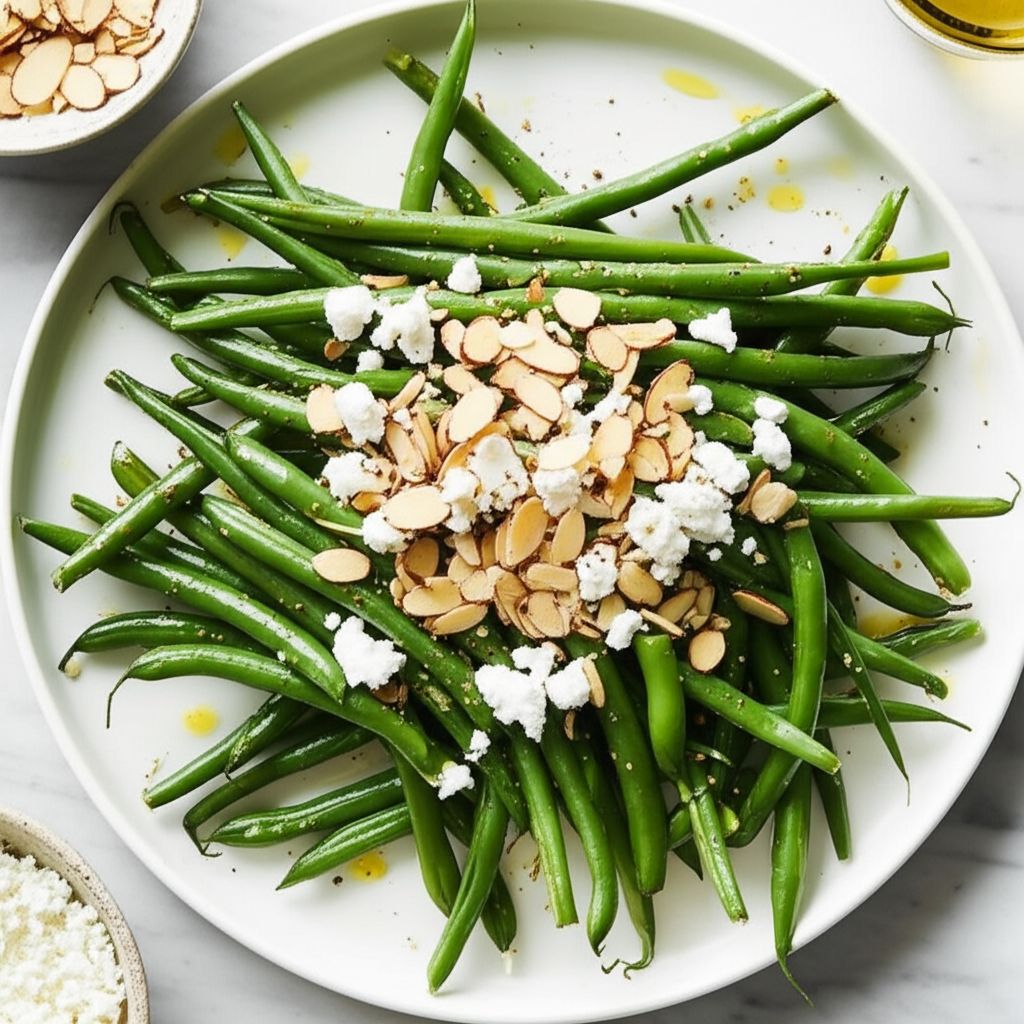 Cold Green Bean Salad with Lemon Vinaigrette