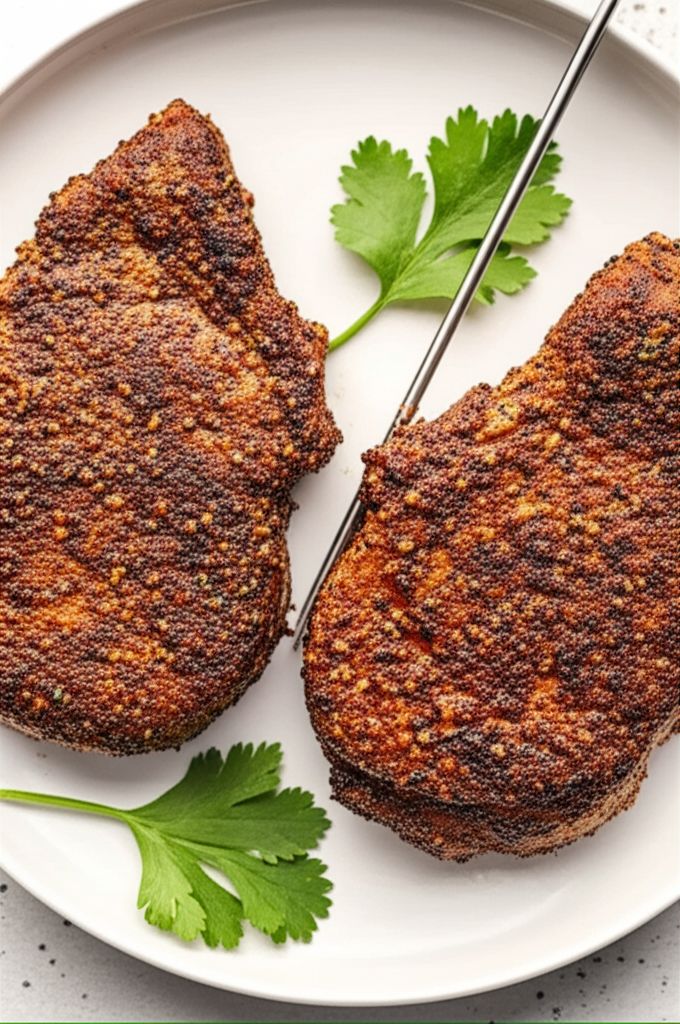 Coriander- and Cumin-Rubbed Pork Chops