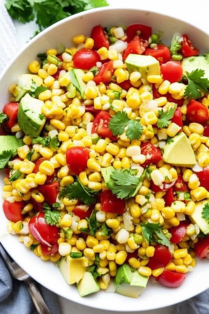 Corn Salad with Lime Vinaigrette
