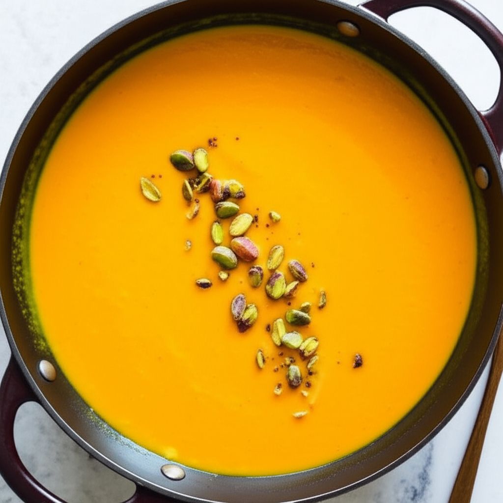 Creamy Carrot With Curry Soup