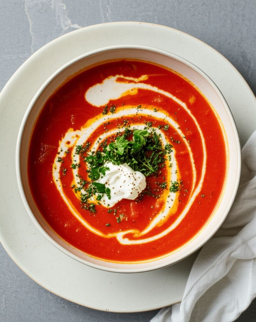 Creamy Tomato And Cream Cheese Soup