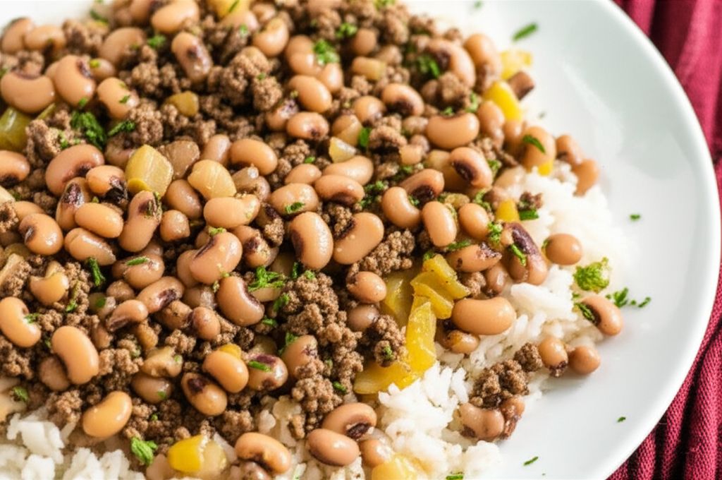 Creole Black-Eyed Peas and Rice