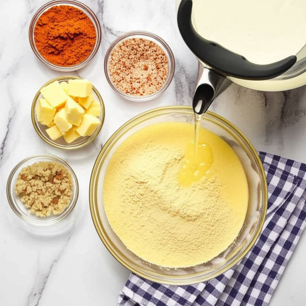 Creole Hot Water Cornbread