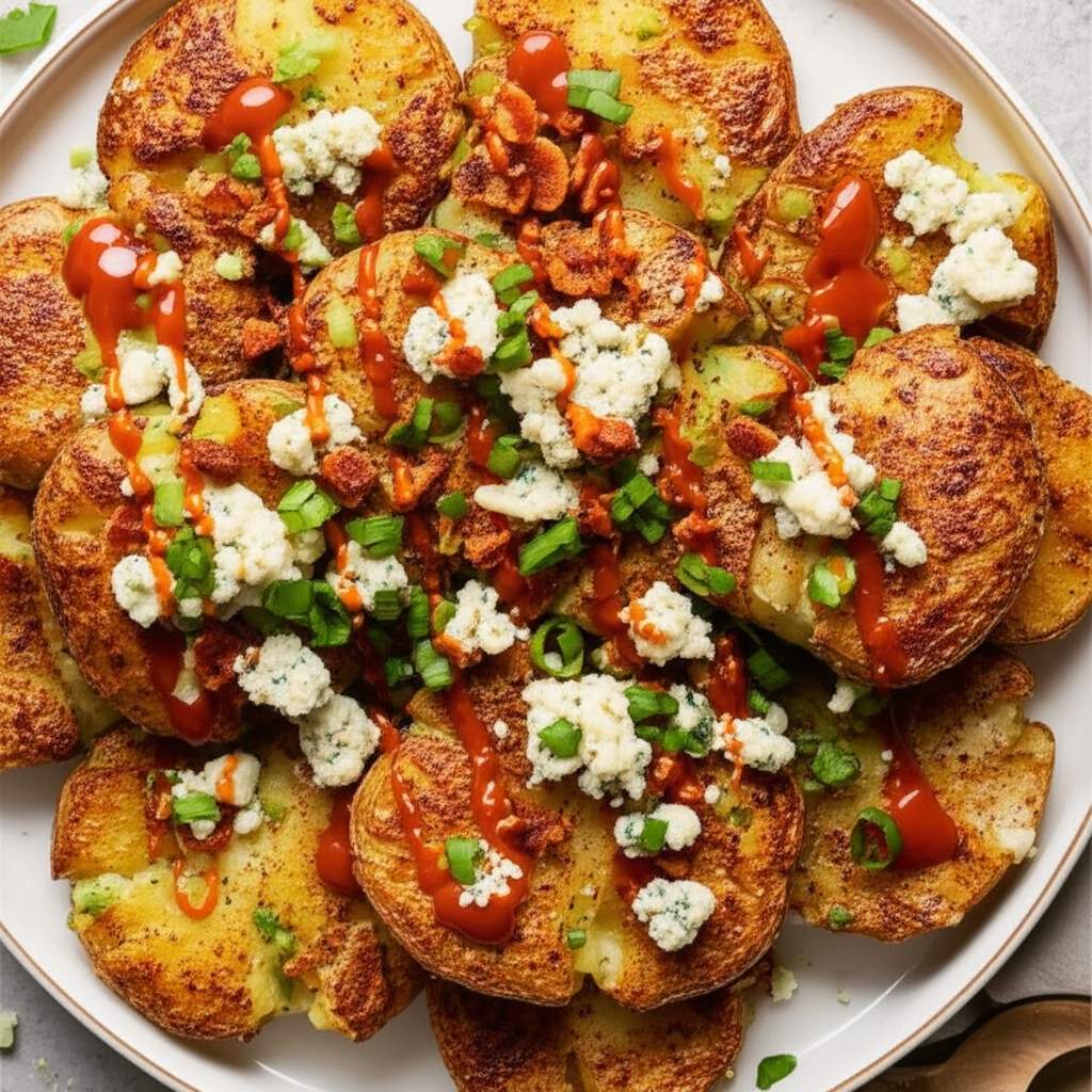 Crispy Buffalo Potato Salad