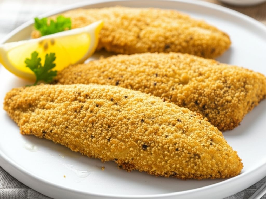 Crunchy Oven Fried Tilapia