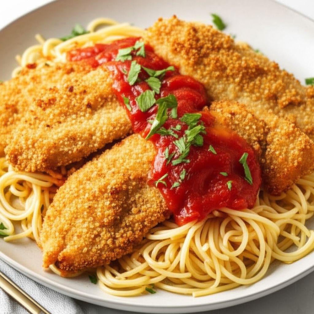 Crusted Chicken Romano