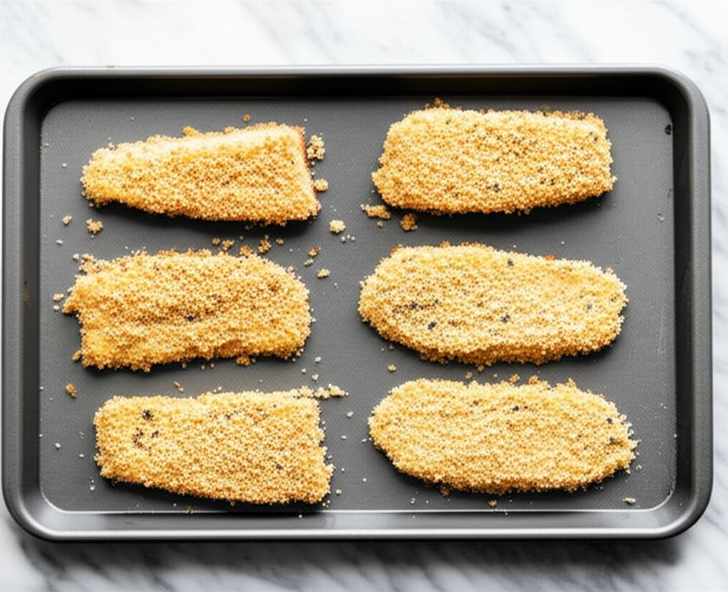 Crusted Salmon with Honey-Mustard Sauce