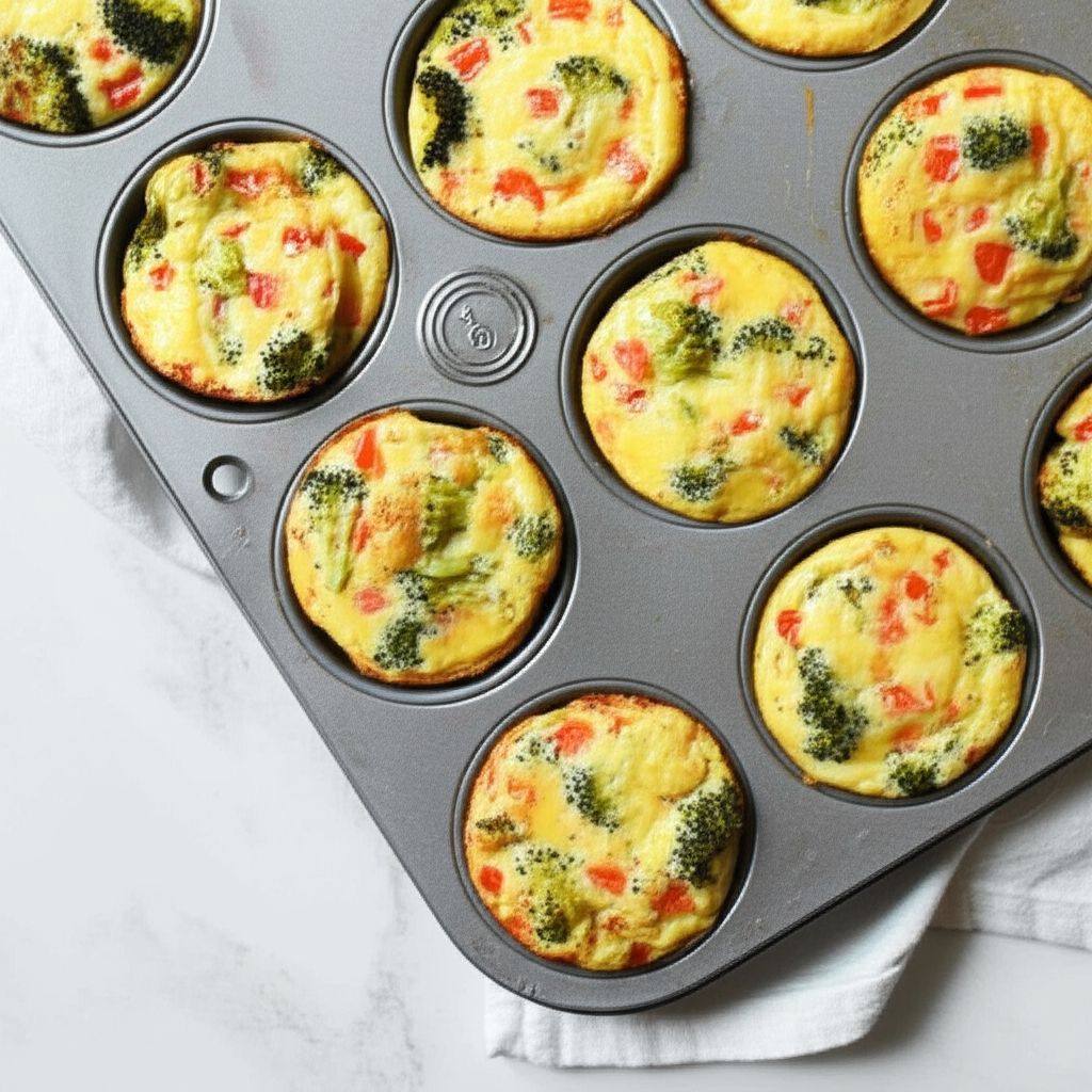 Crustless Cottage Cheese Mini Quiches