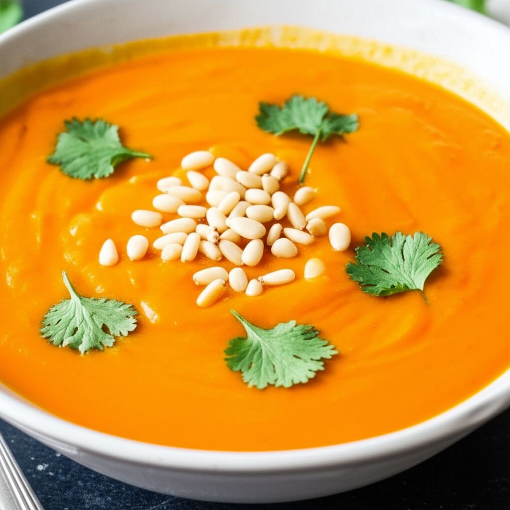 Curried Butternut Squash and Apple Bisque