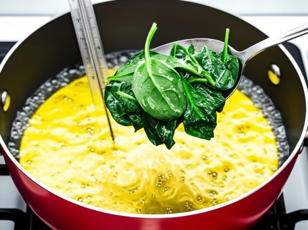 Deep Fried Spinach