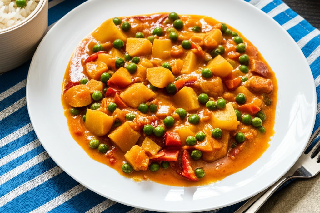 Delightful Indian Coconut Vegetarian Curry in the Slow Cooker