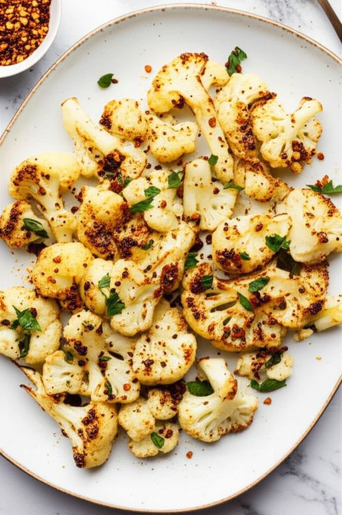 Dijon Roasted Cauliflower