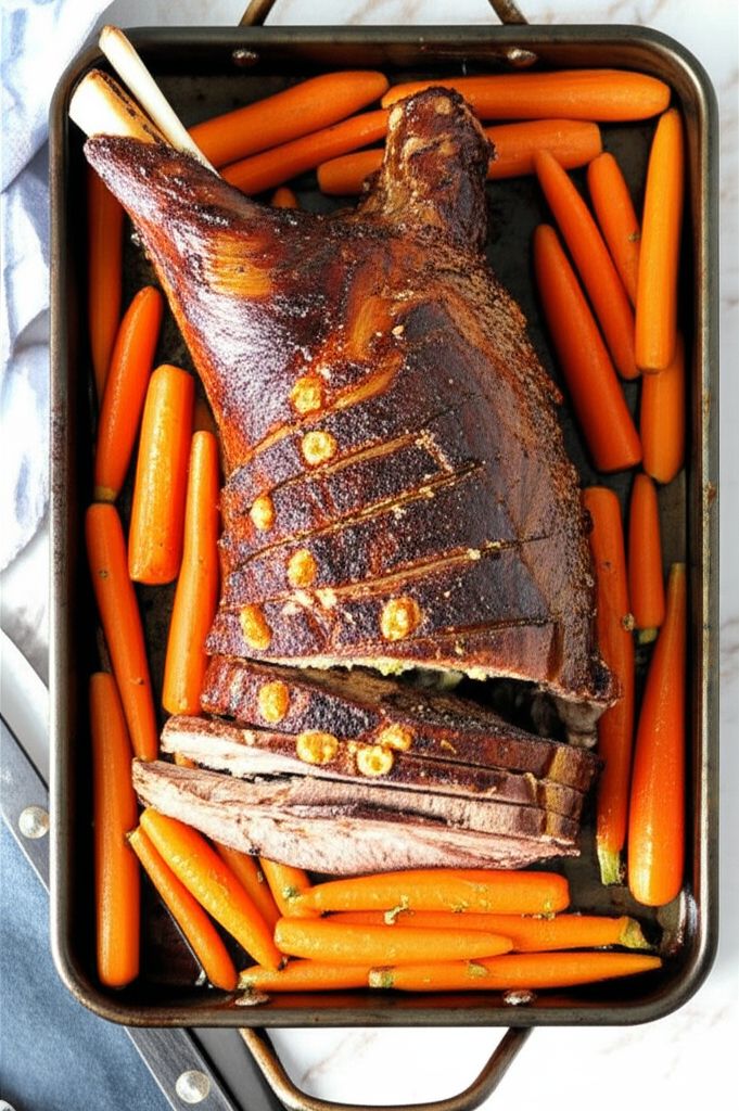 Dragan's Leg of Lamb with Garlic and Beer