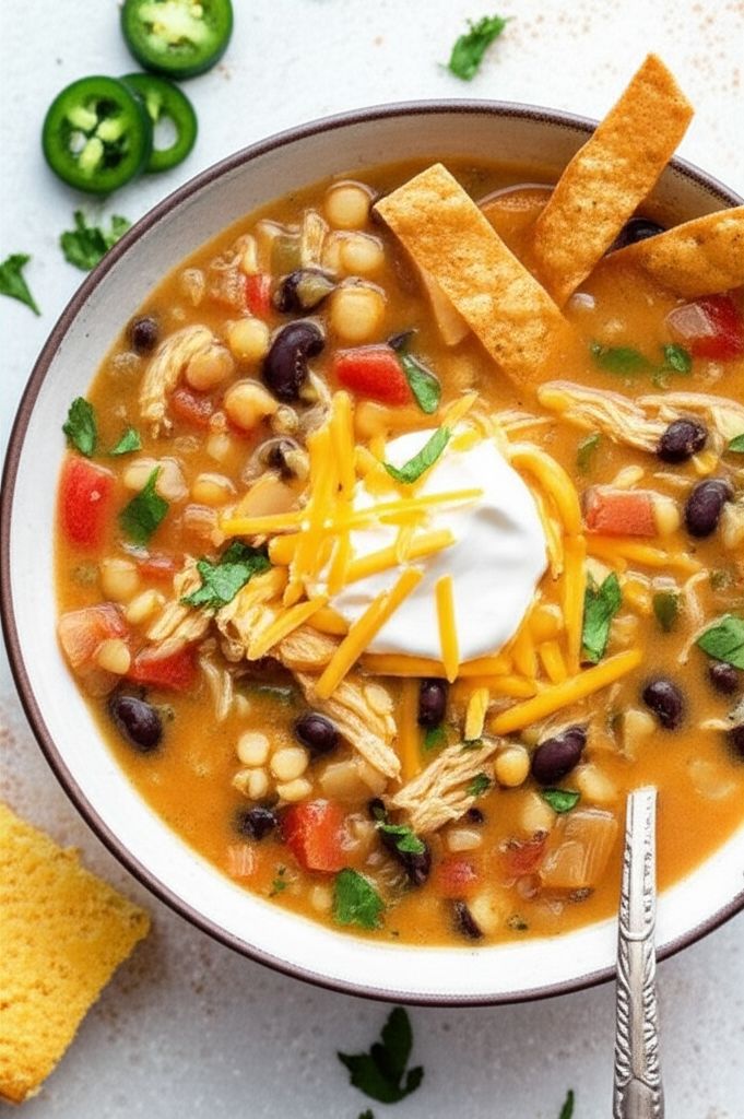 Easy and Tasty Chicken Tortilla Soup
