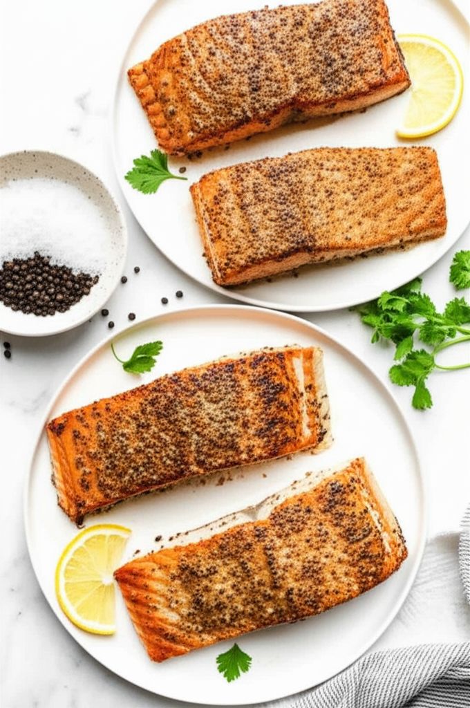 Easy Lemon Pepper Blackened Salmon