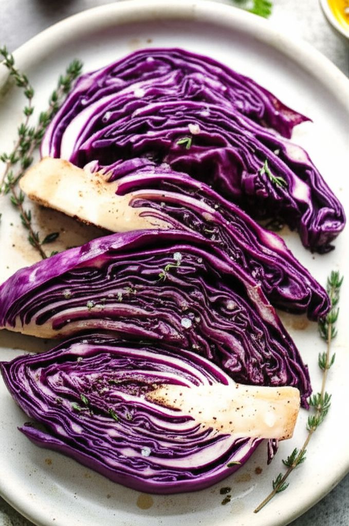 Easy Roasted Cabbage