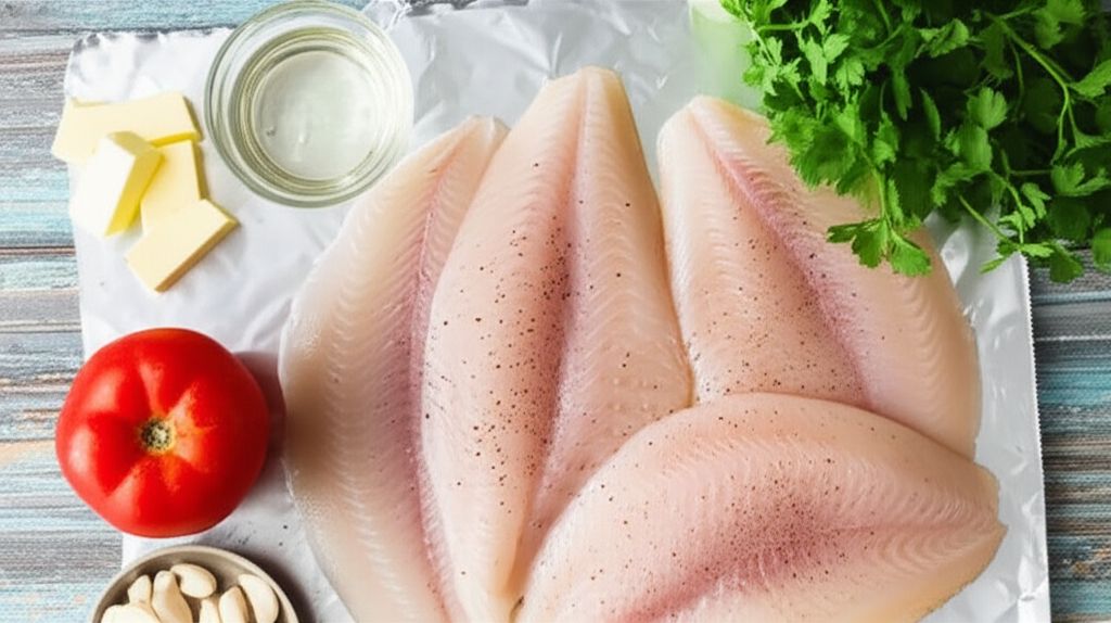 Easy Tilapia with Wine and Tomatoes