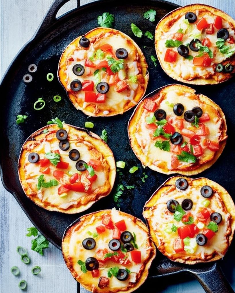 Fiesta Corn Tortilla Pizzas