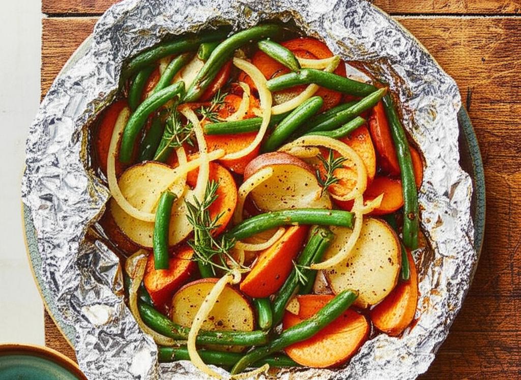 Foil Wrapped Veggies