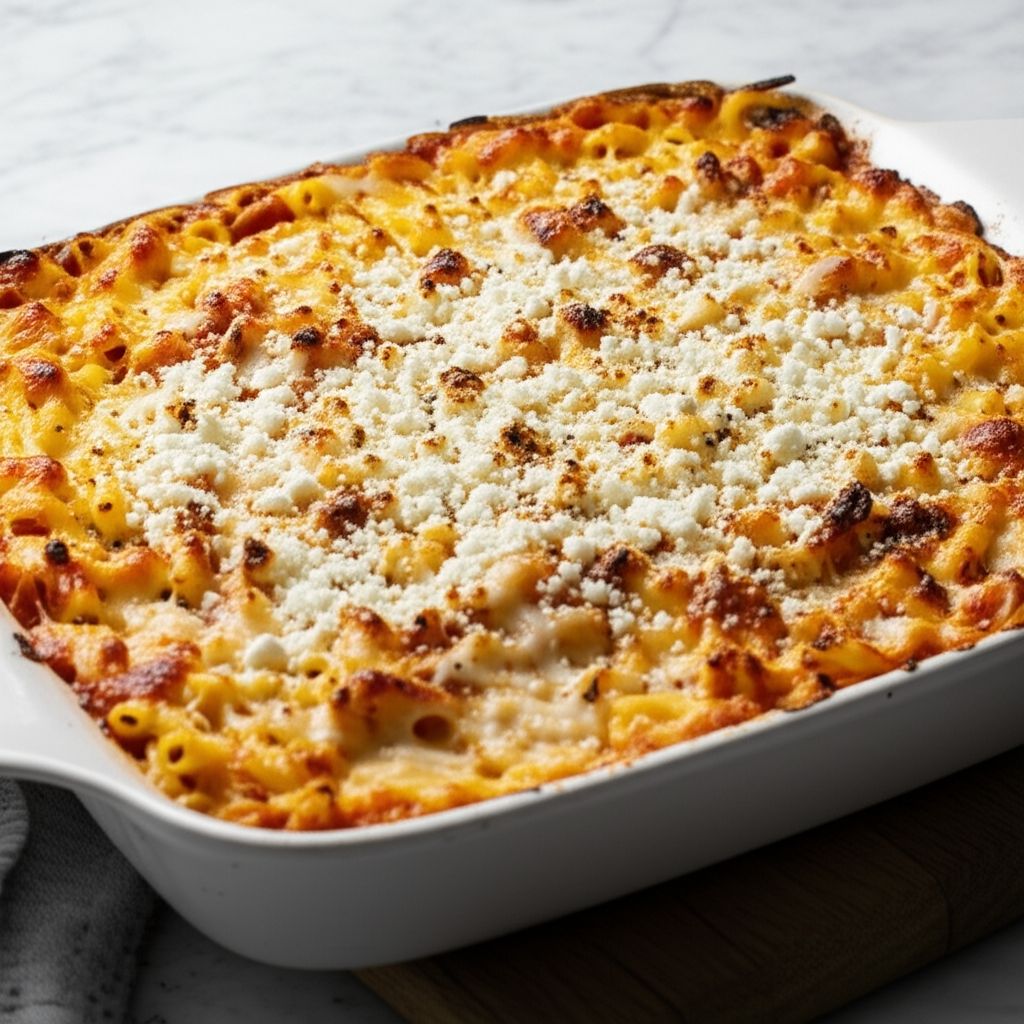 Four Cheese Macaroni Casserole