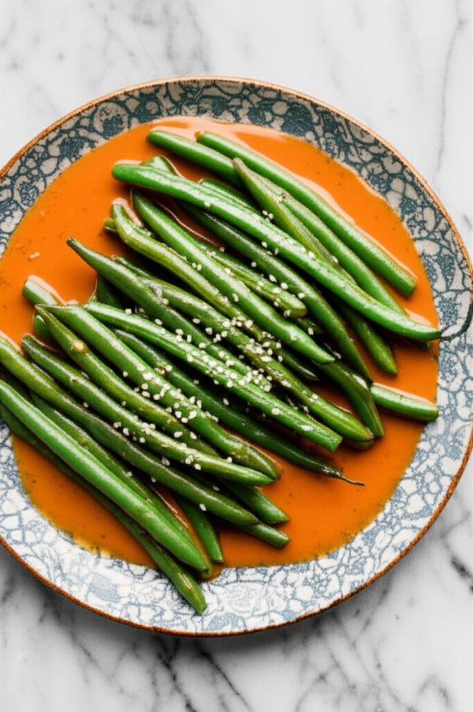Fresh Green Beans with Heaven Sauce