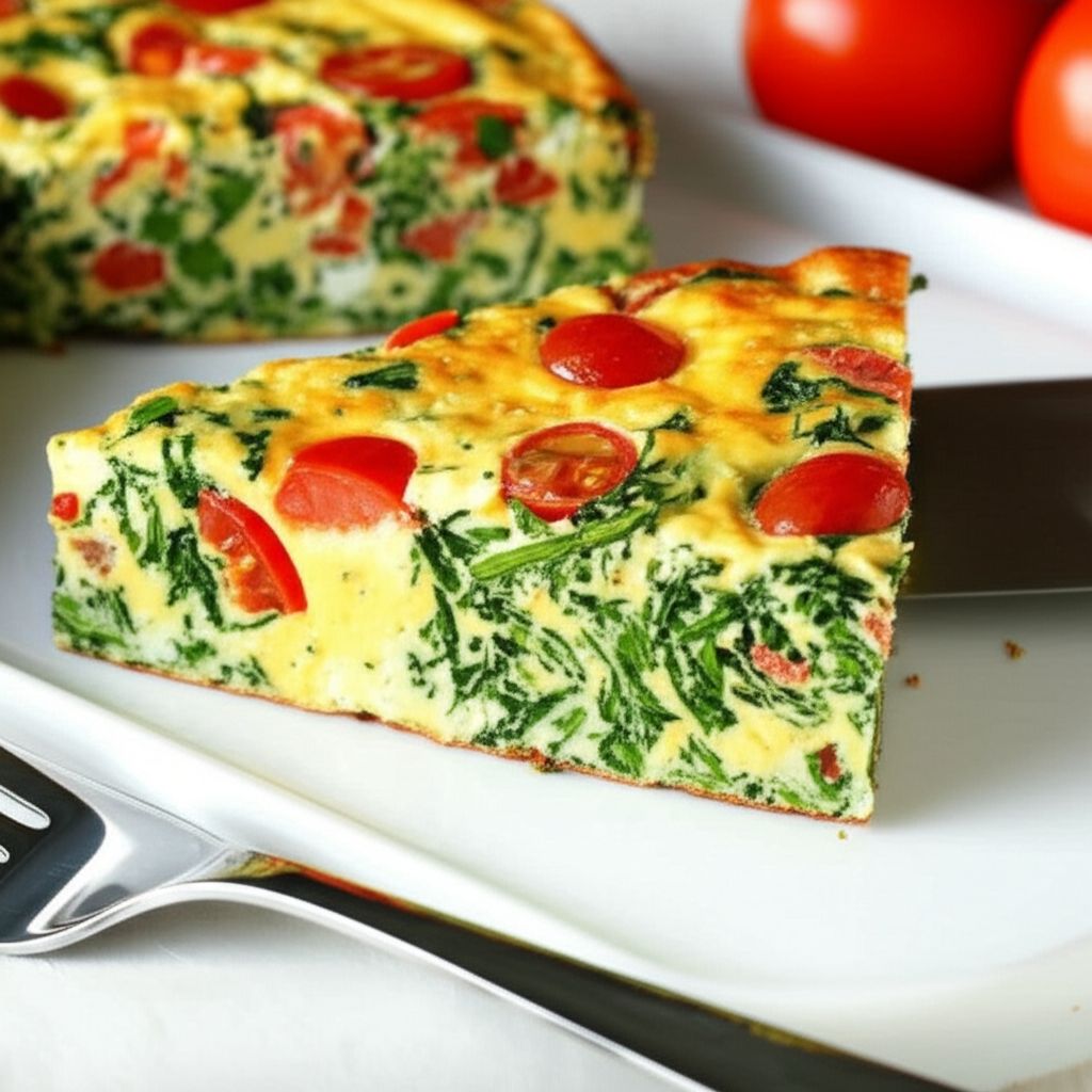 Frittata with Leftover Greens
