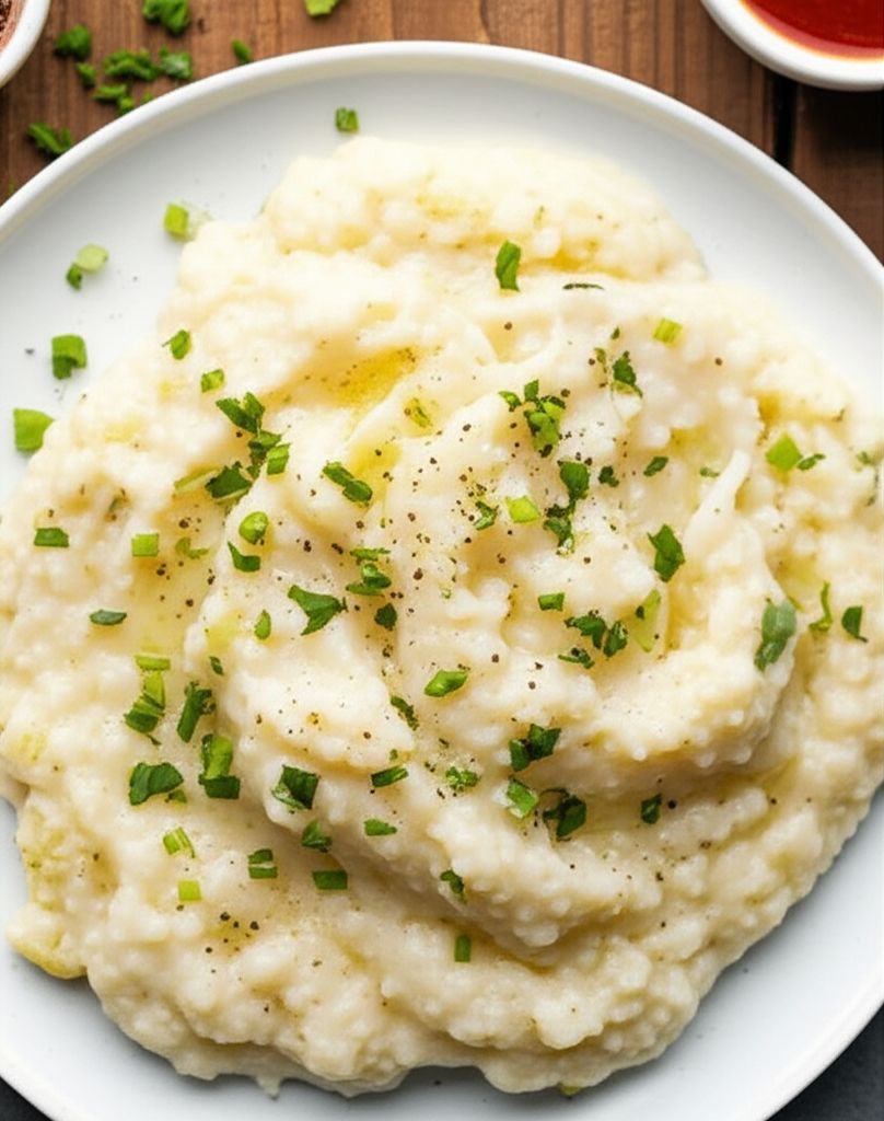 Garlic Mashed Cauliflower