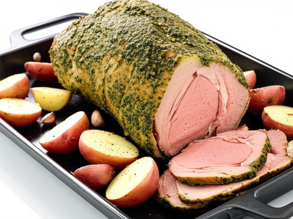 Grandma Rose's Herb-Roasted Easter Lamb